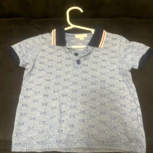 Gucci shirt sleeve Navy polo